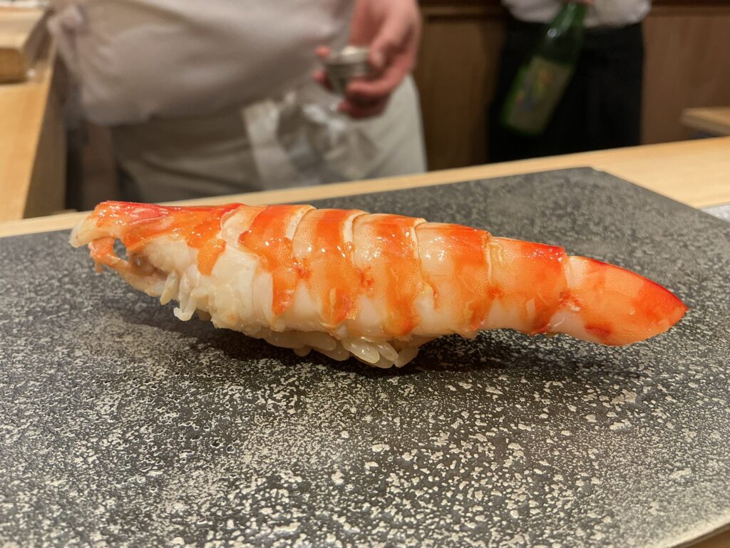 鮨結う翼のクルマエビ