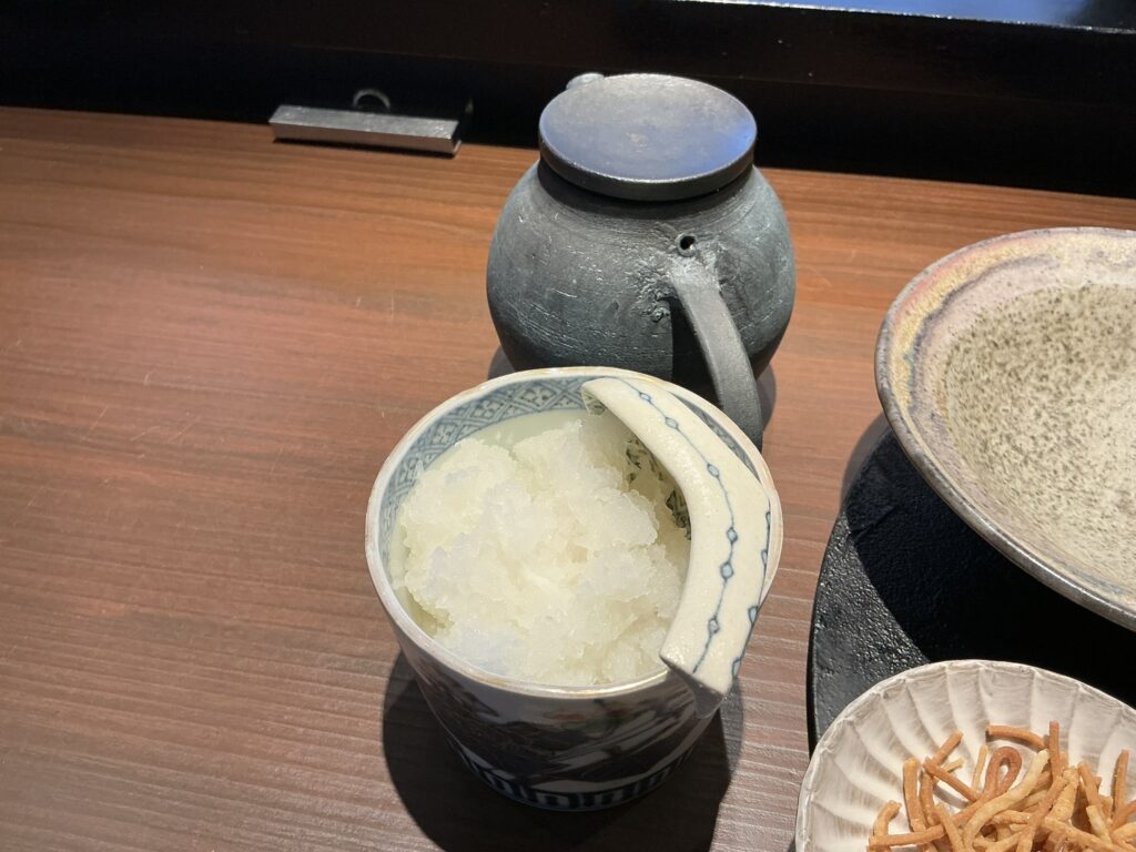 天々蕎々うめ庵の大根おろし