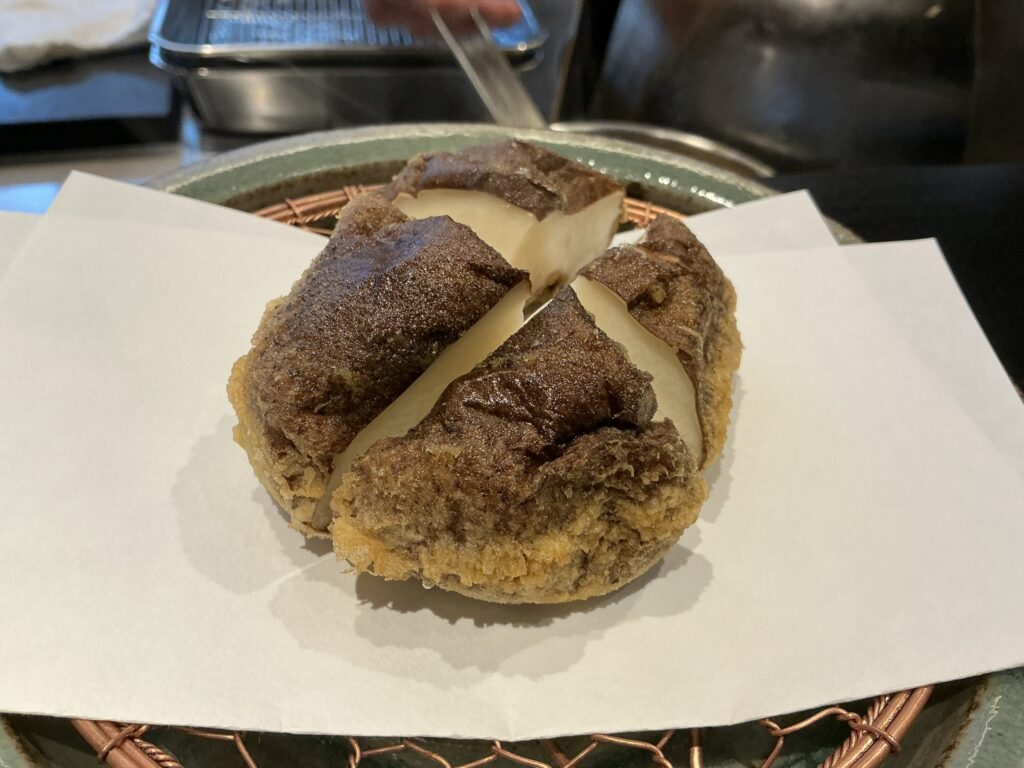 天々蕎々うめ庵のシイタケ