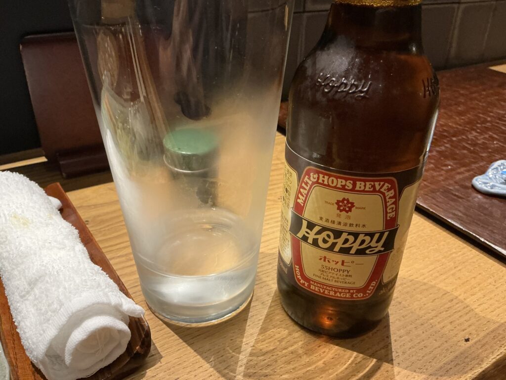 八重洲鰻はし本のホッピー