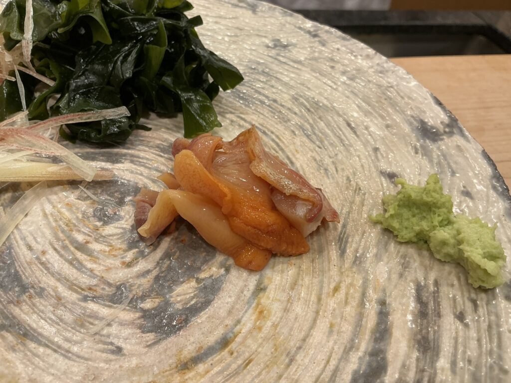 なか條のアカガイ