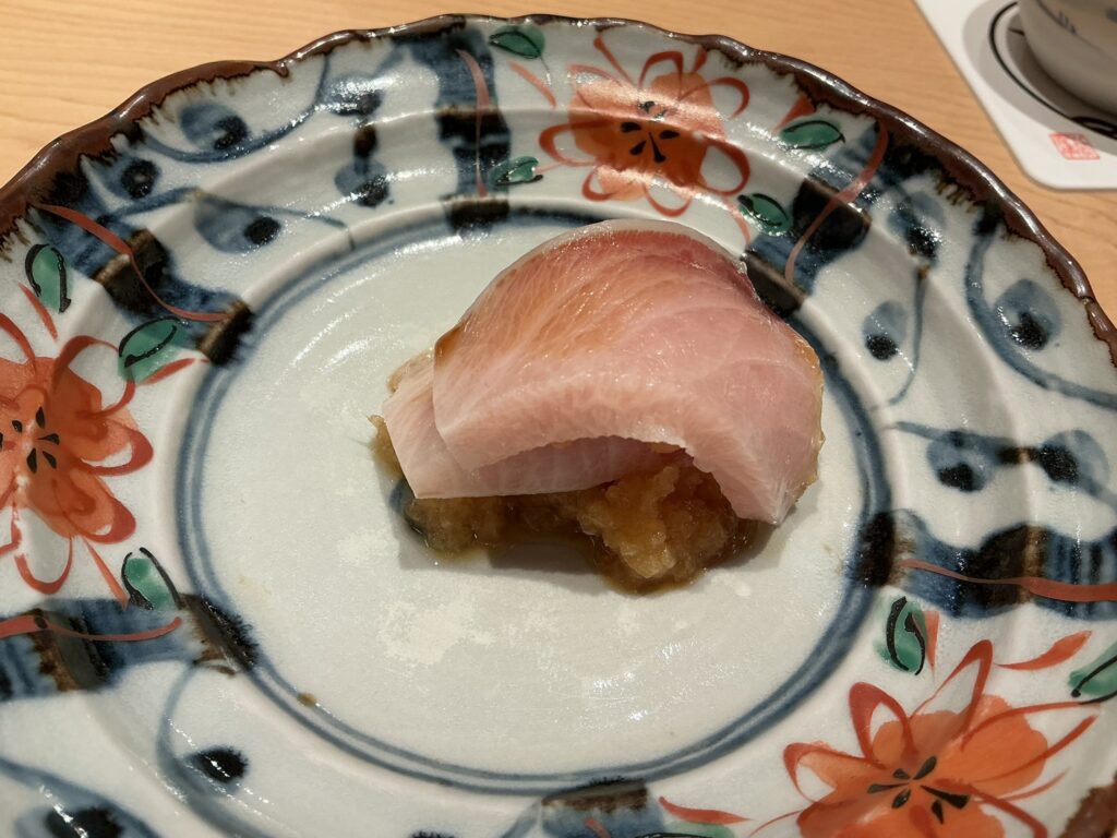 浅草壽司清のブリ