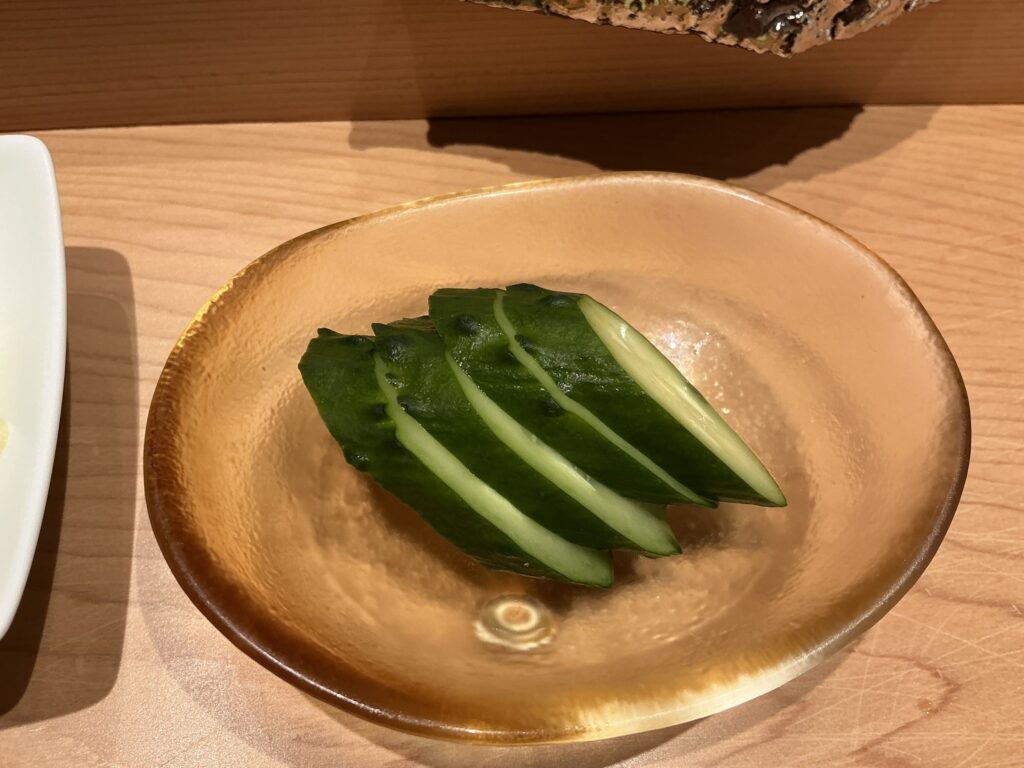 浅草壽司清の糠漬け