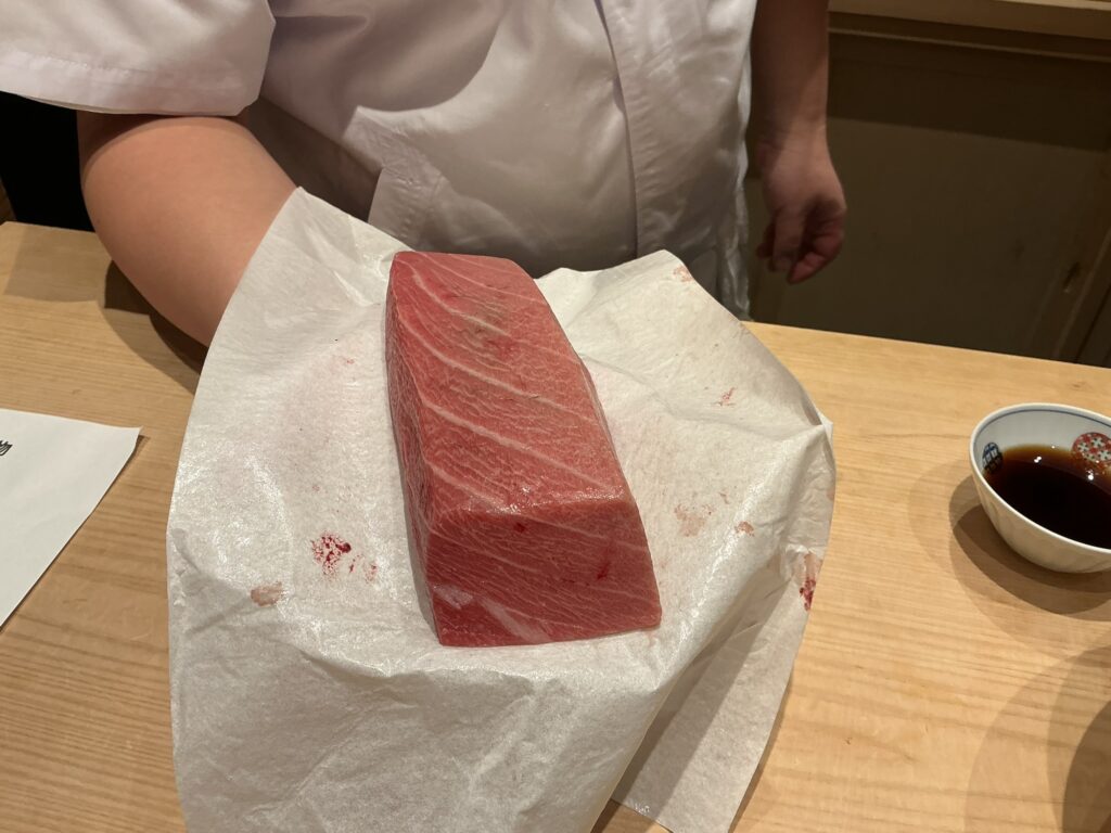 浅草壽司清の中トロ