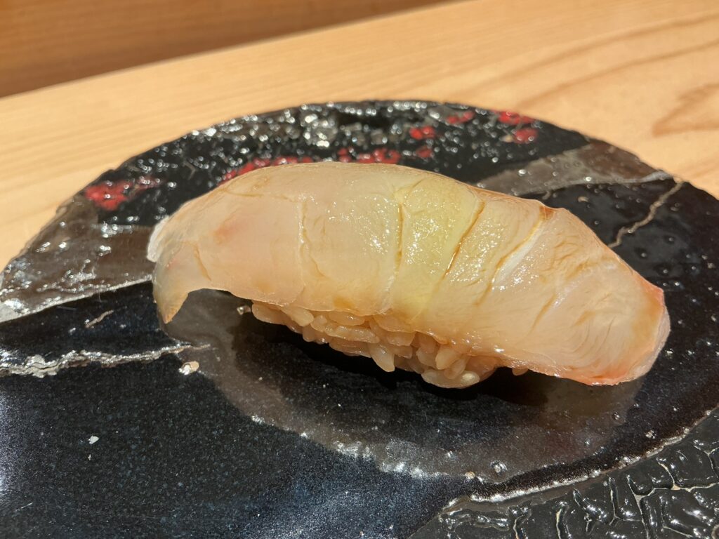 浅草壽司清のシロアマダイ