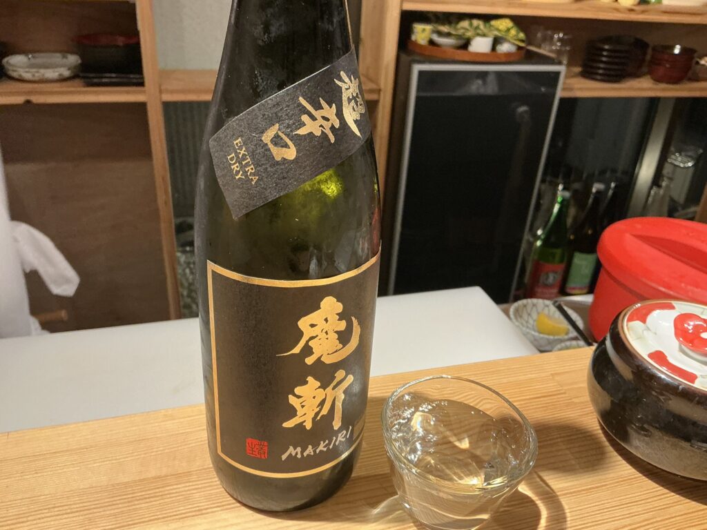 寿司こまちの日本酒