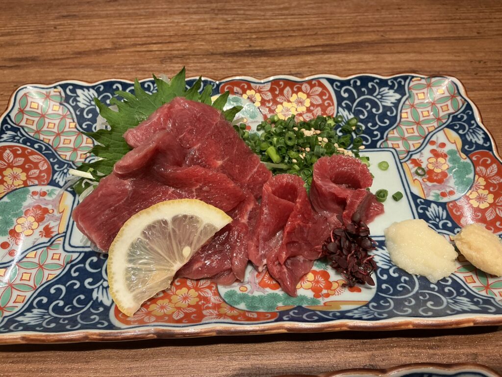 九州和食くろしきの赤身刺し