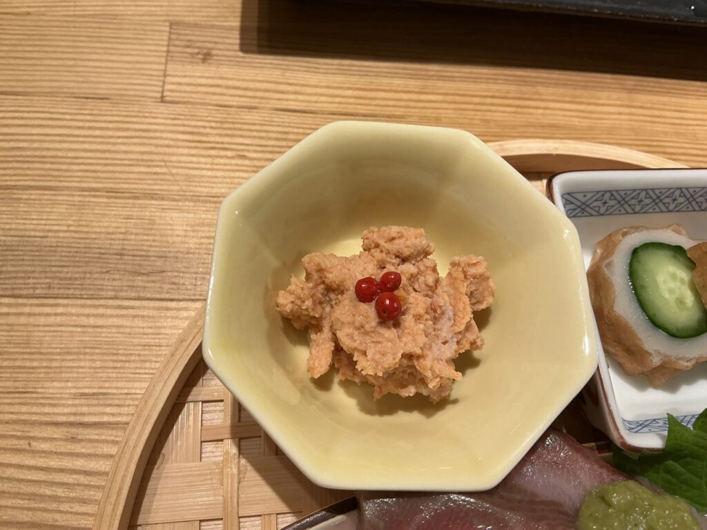 寿司こまちのアンキモ