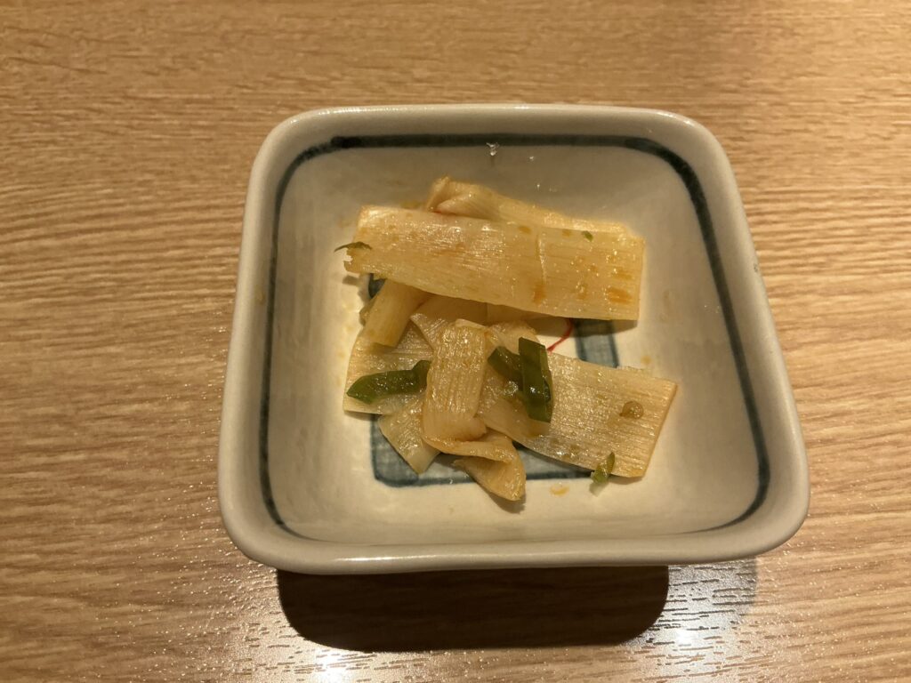 八海山のお通し