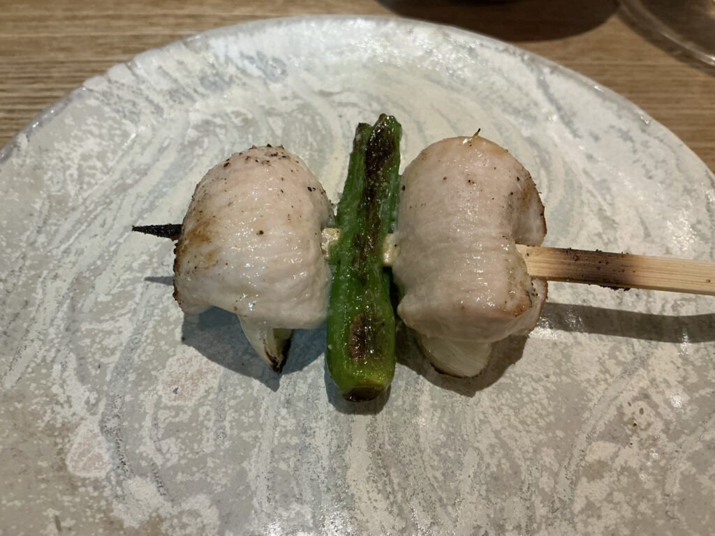 やきとりshiraのネギマ