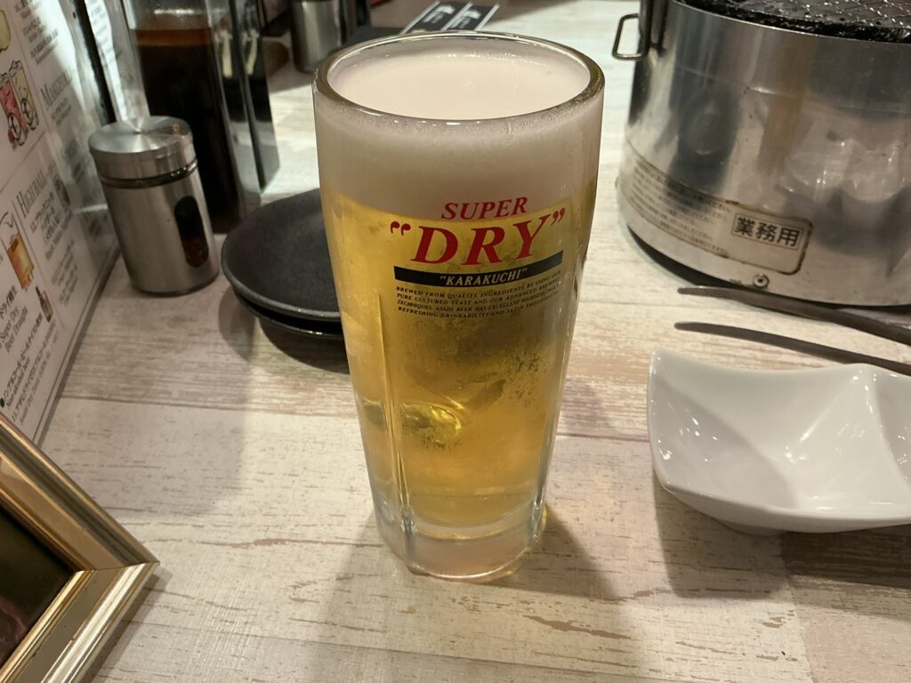 ホルモン櫻のビール