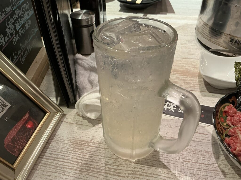 ホルモン櫻のレモンサワー