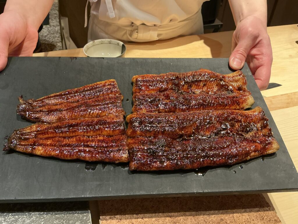 鮨結う紬のウナギ