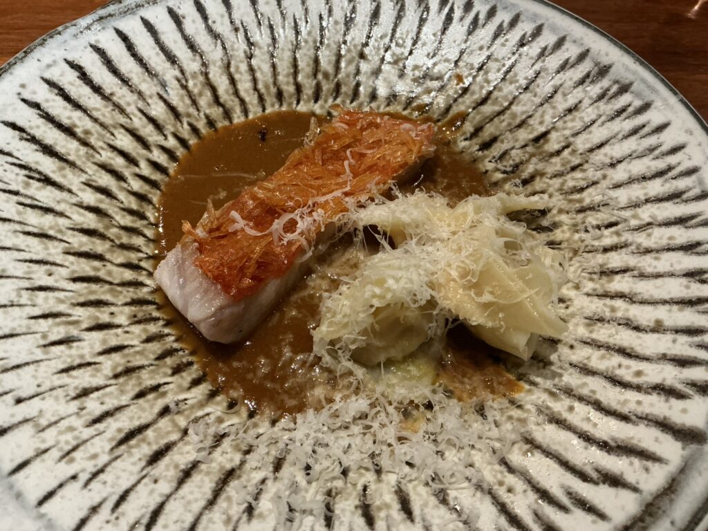 luogo(ルオーゴ)の銚子　金目鯛　オマール海老