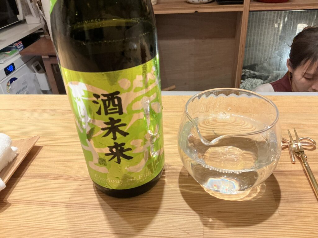 寿司こまちの日本酒