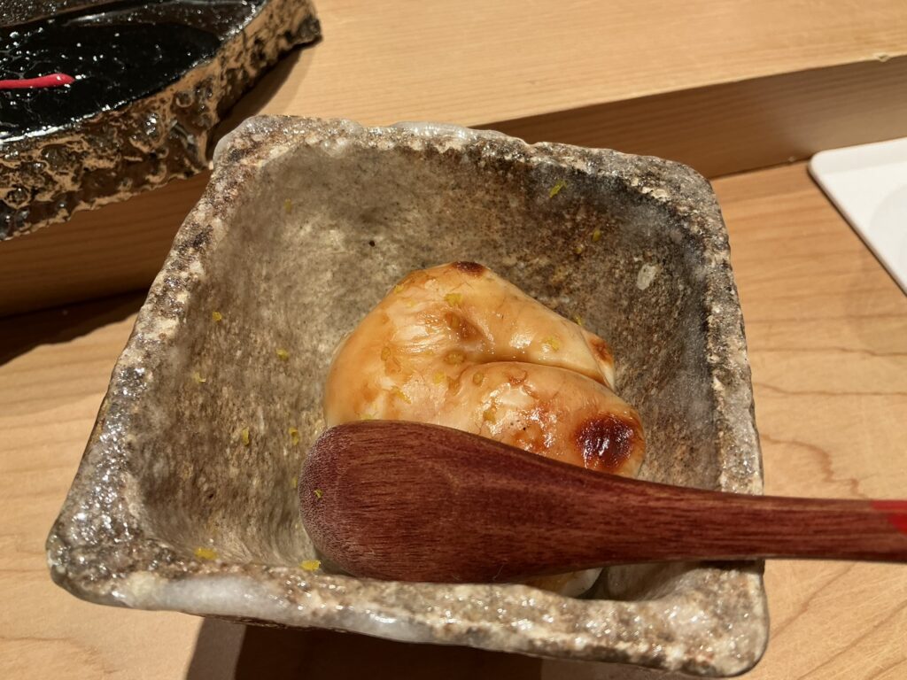 浅草壽司清のフグの白子