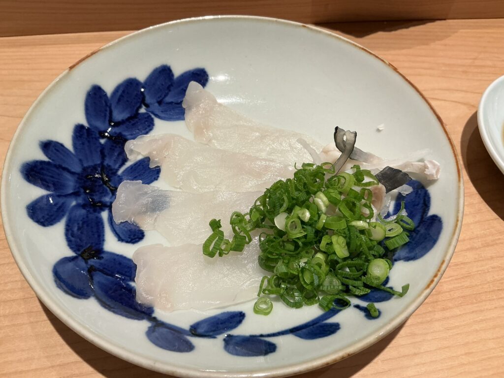 浅草壽司清のフグ
