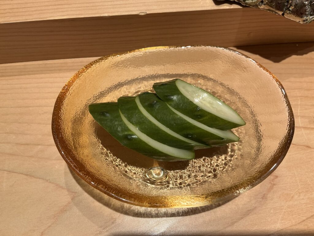 浅草壽司清の漬物