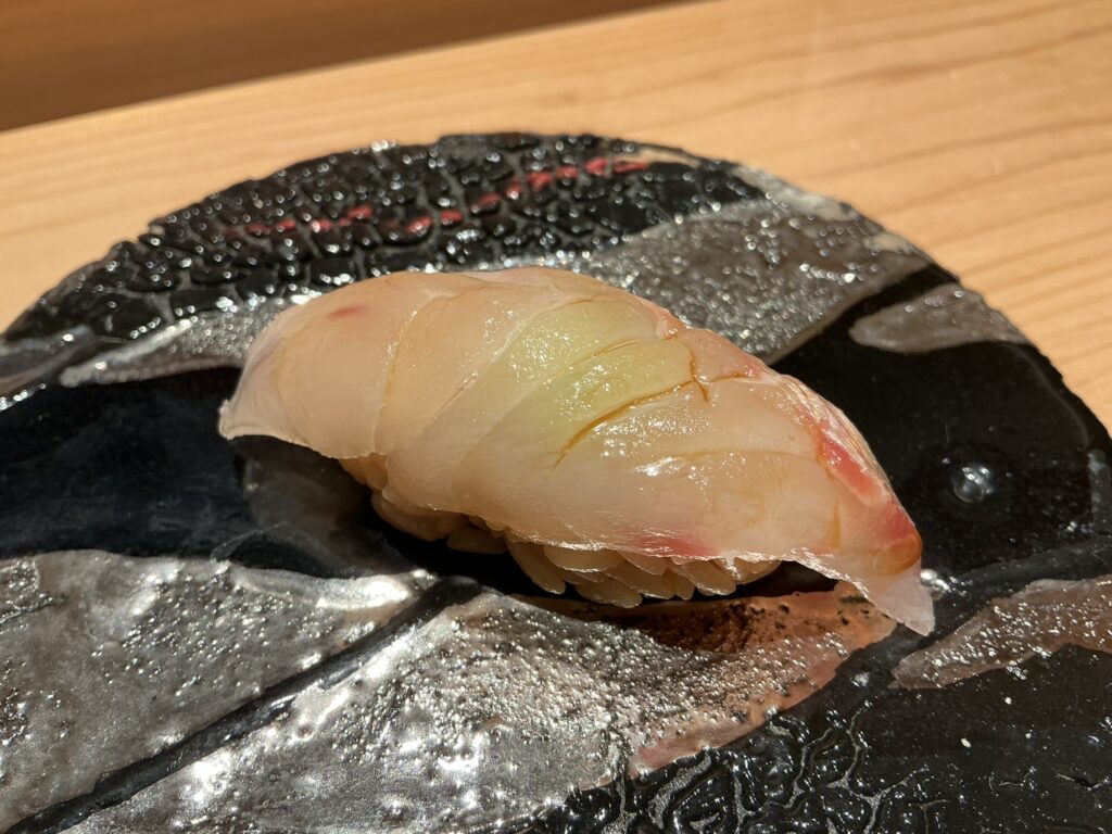 浅草壽司清のシロアマダイ
