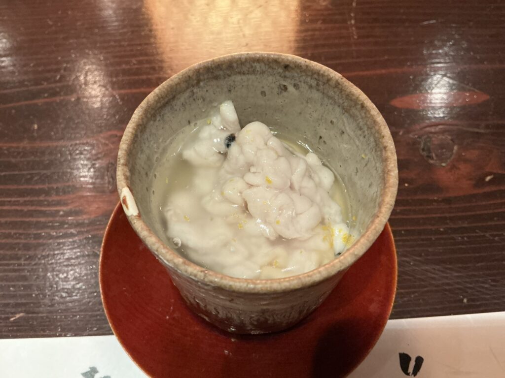 たでの葉の茶碗蒸し