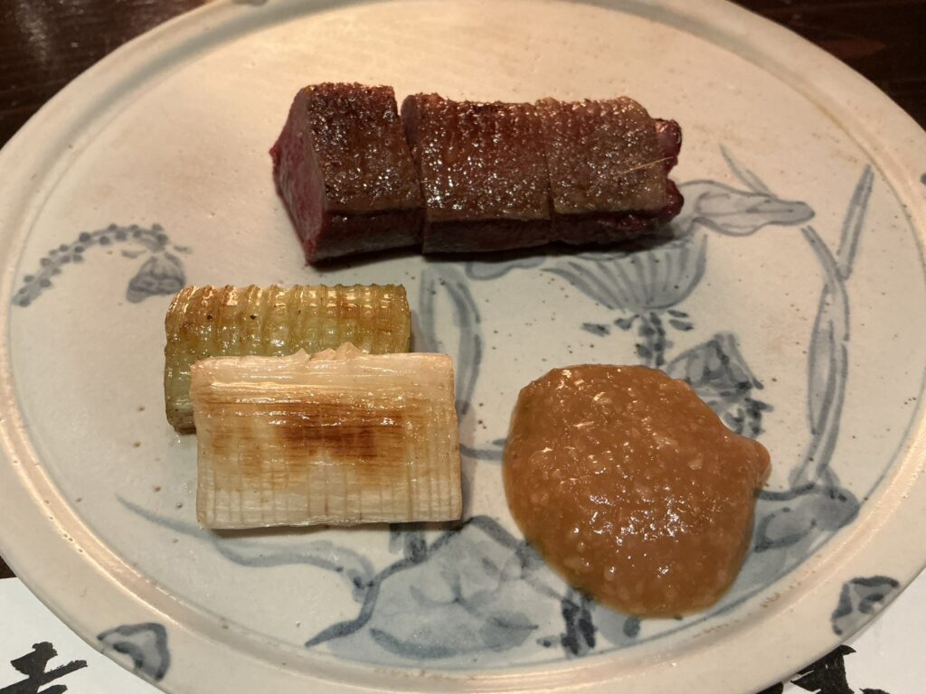 たでの葉のカルガモ