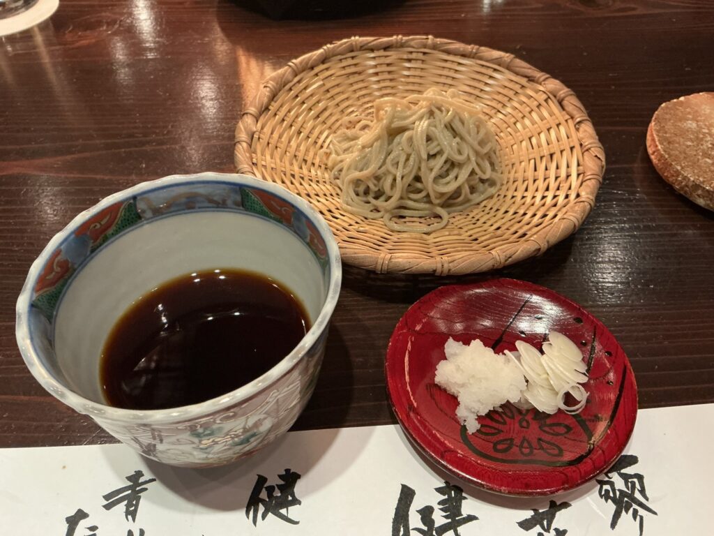 たでの葉の蕎麦