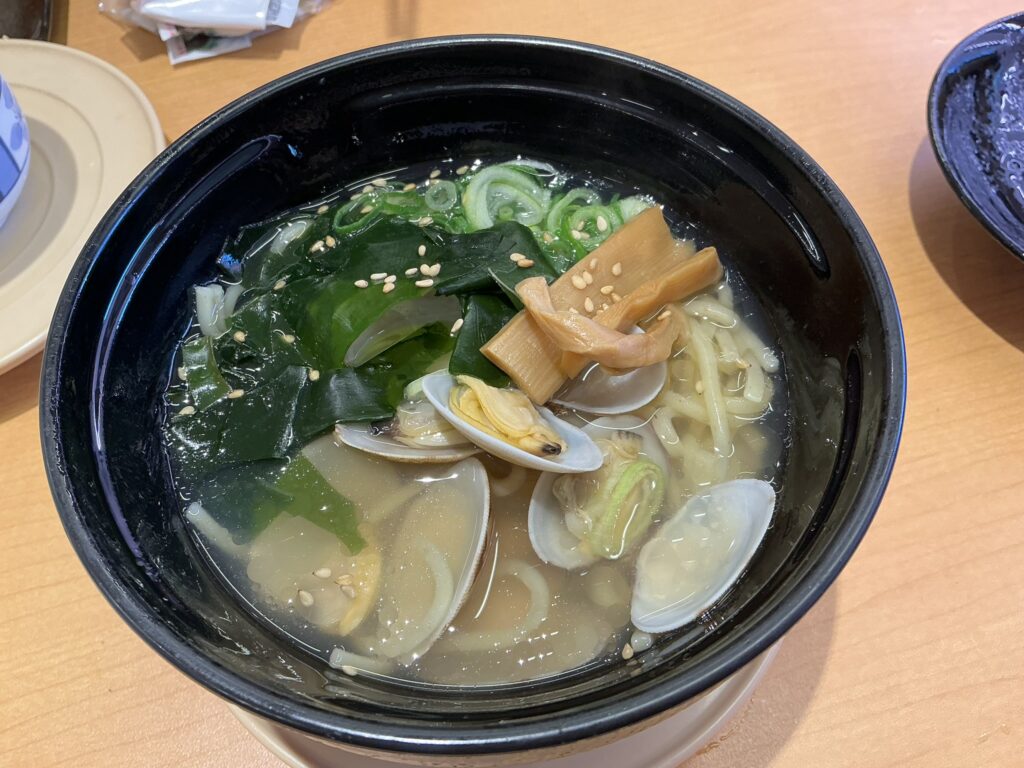 スシローのラーメン