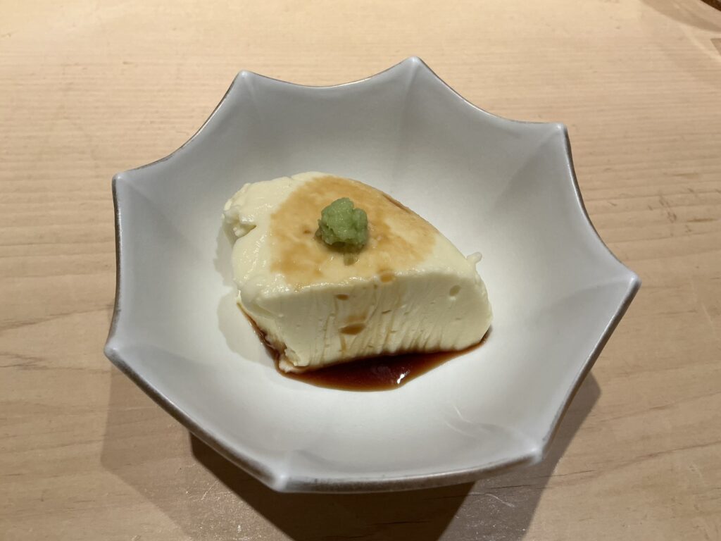 鮨結う紬の峯岡豆腐