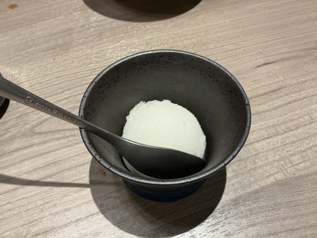 にくTATSUのシャーベット