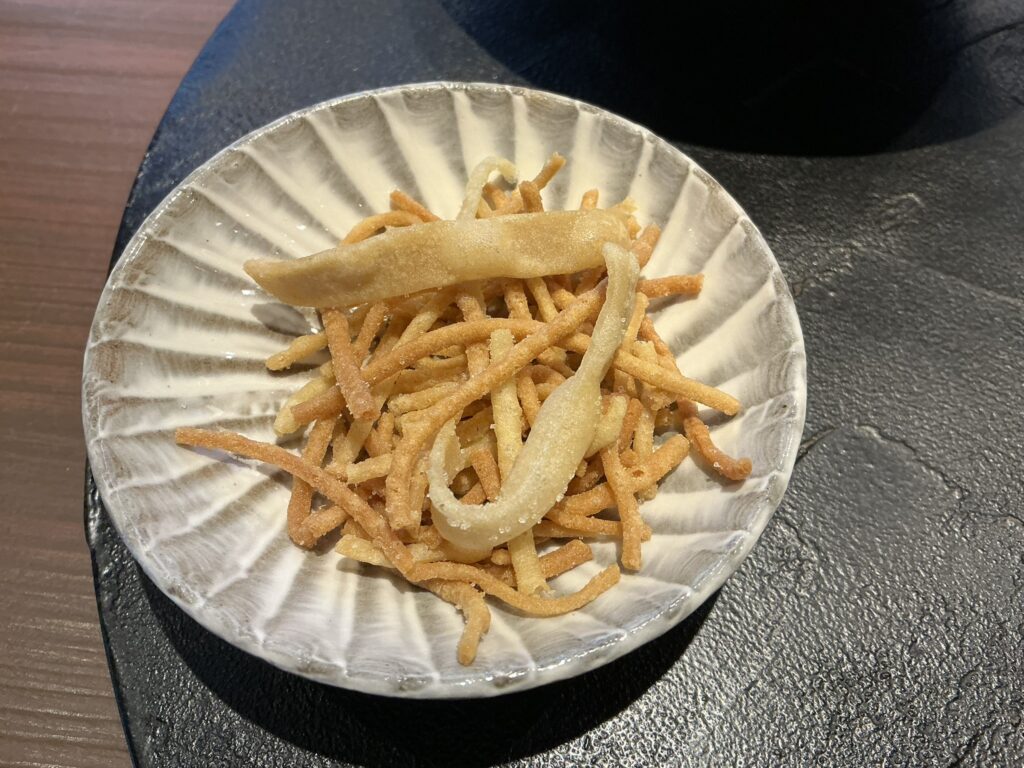 天々蕎々うめ庵のお通し