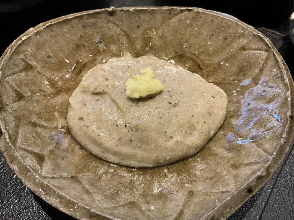 天々蕎々うめ庵のそばがき