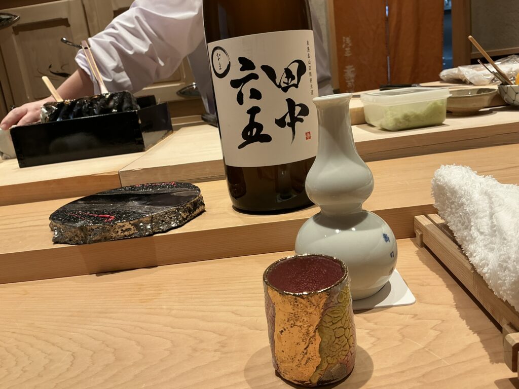 浅草壽司清の日本酒