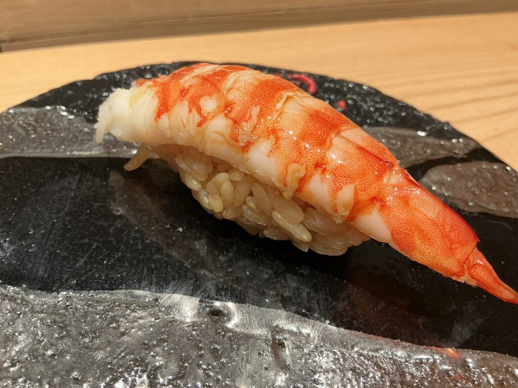 浅草壽司清のクルマエビ