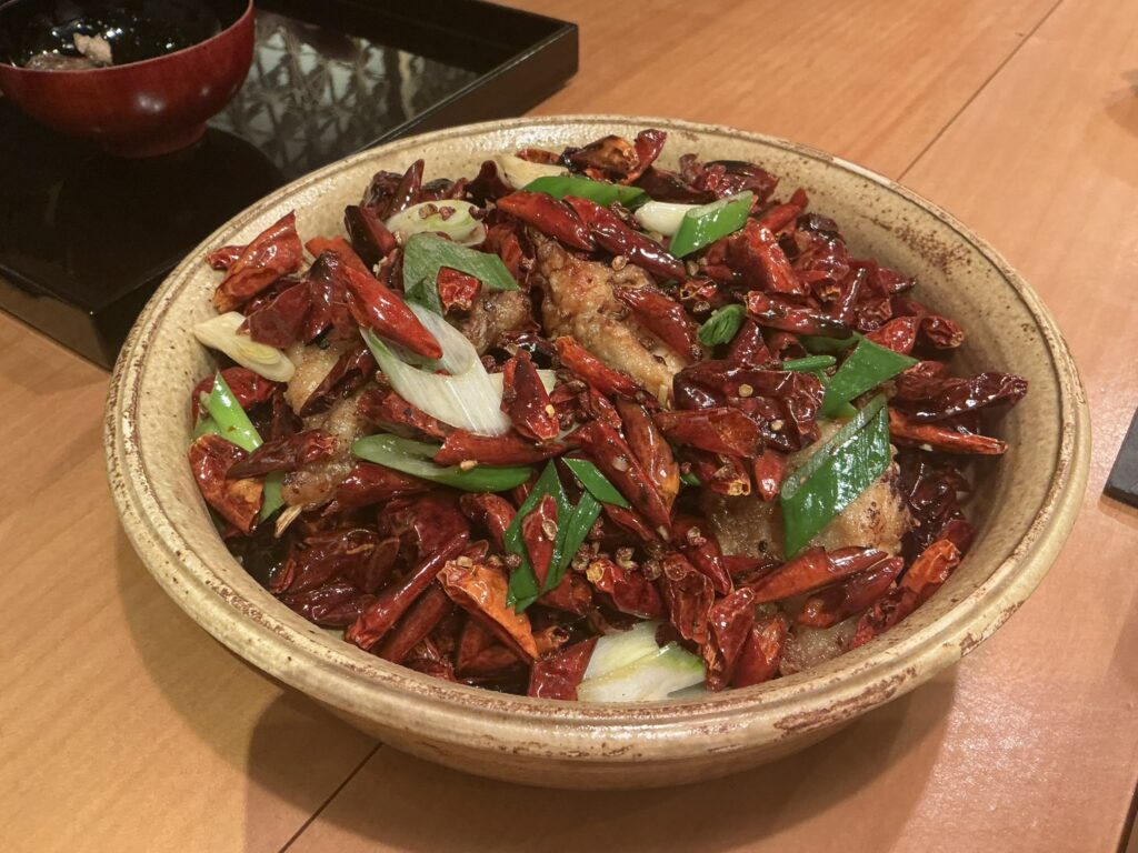 日本料理四四A2の辣子河豚