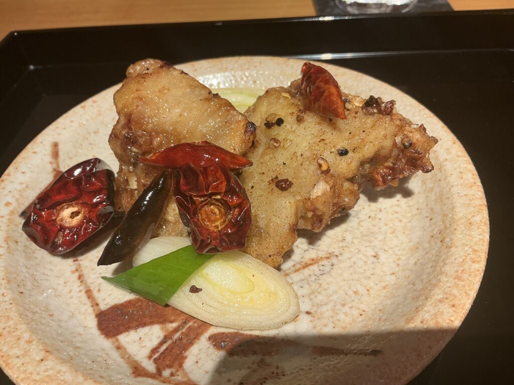 日本料理四四A2の辣子河豚