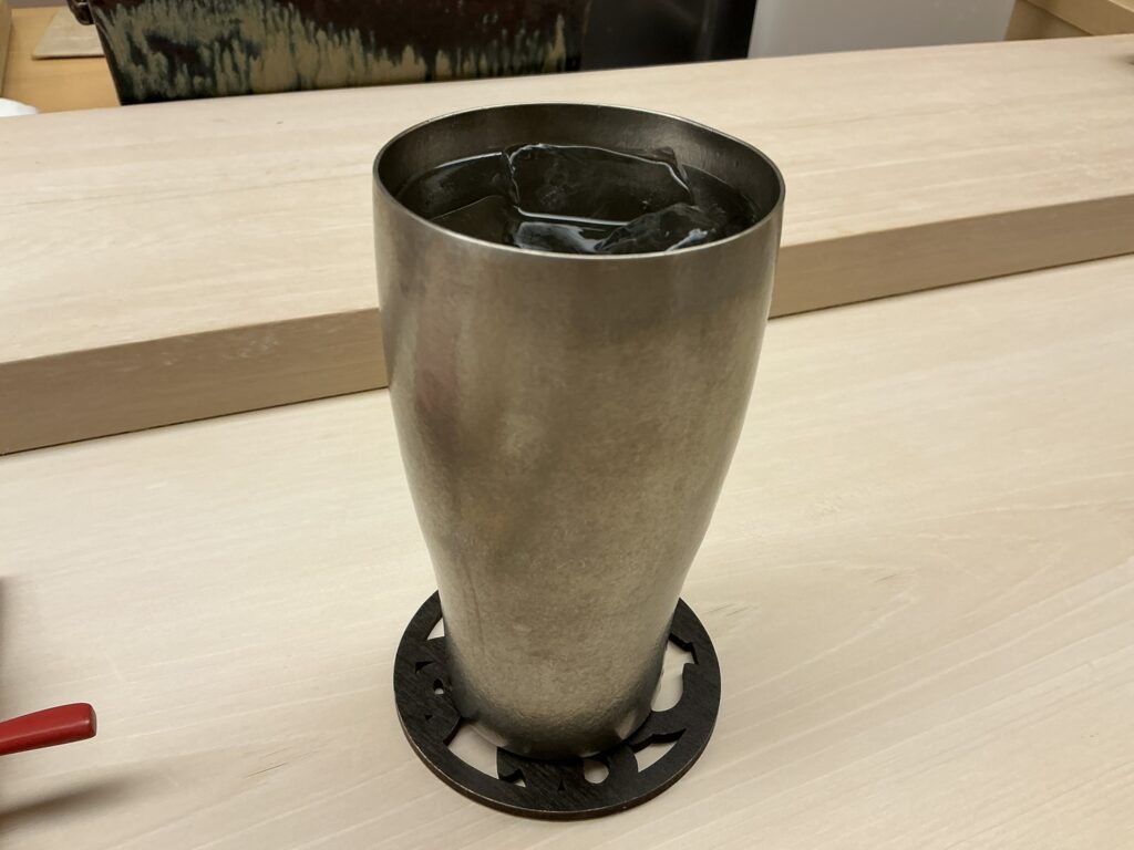 鮨おばなの麦焼酎