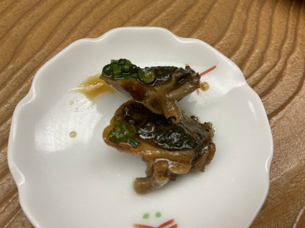 鮨おばなのアカガイの肝