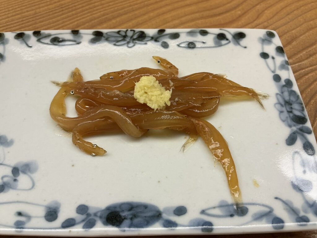 鮨おばなのシラウオ