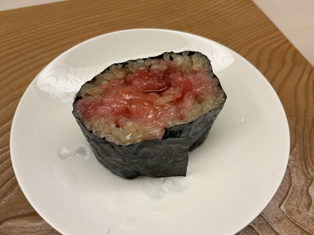 鮨おばなのトロ巻き