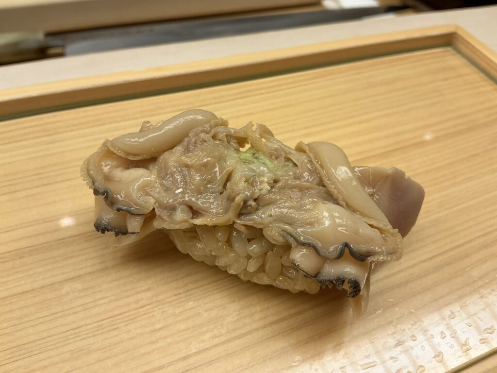 鮨おばなのハマグリ