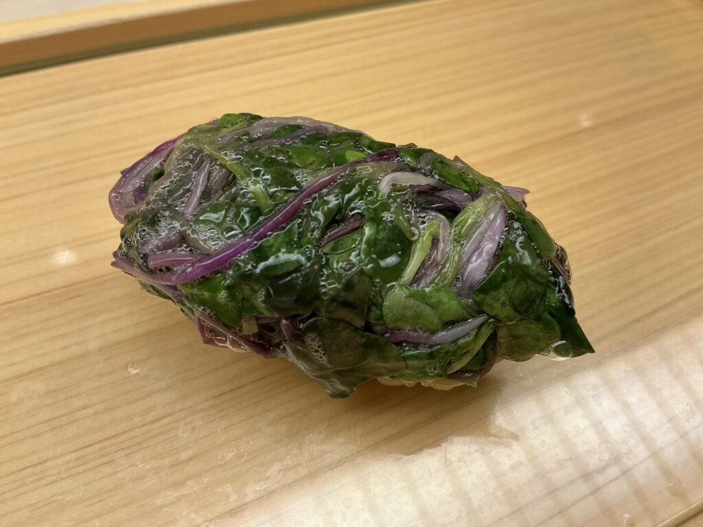 鮨おばなのカイワレ大根