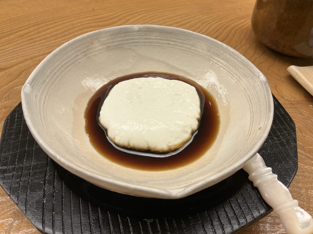 鮨おばなの葛ミルク