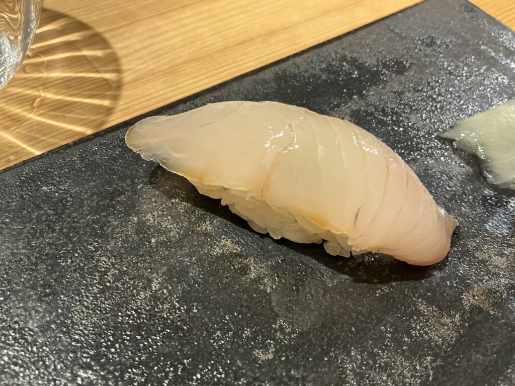 寿司こまちのマツカワカレイ