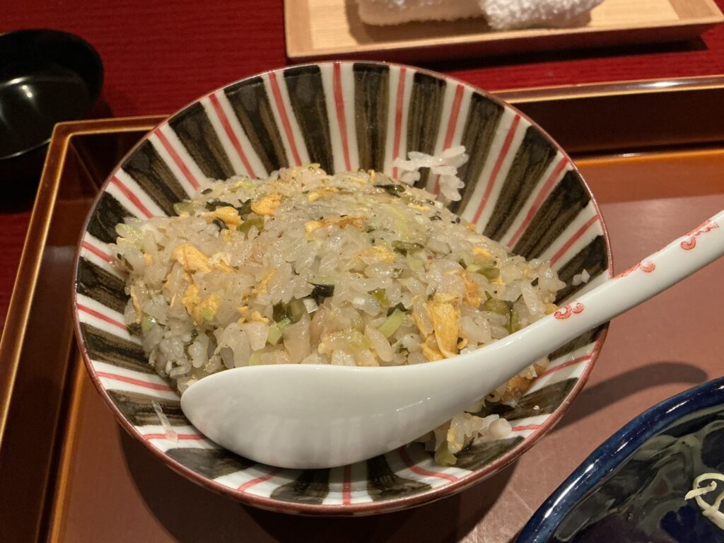 礼讃のチャーハン