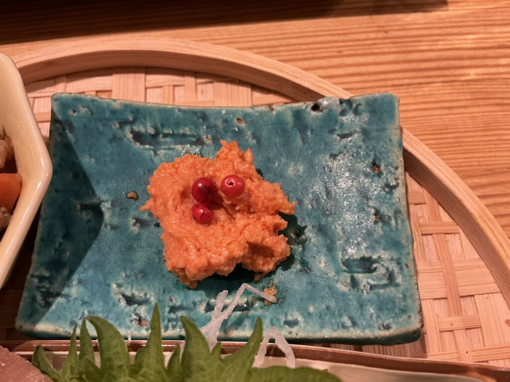 寿司こまちのアンキモ