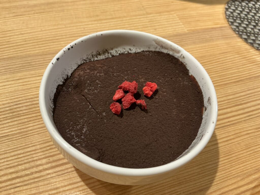 寿司こまちのチョコレートムース