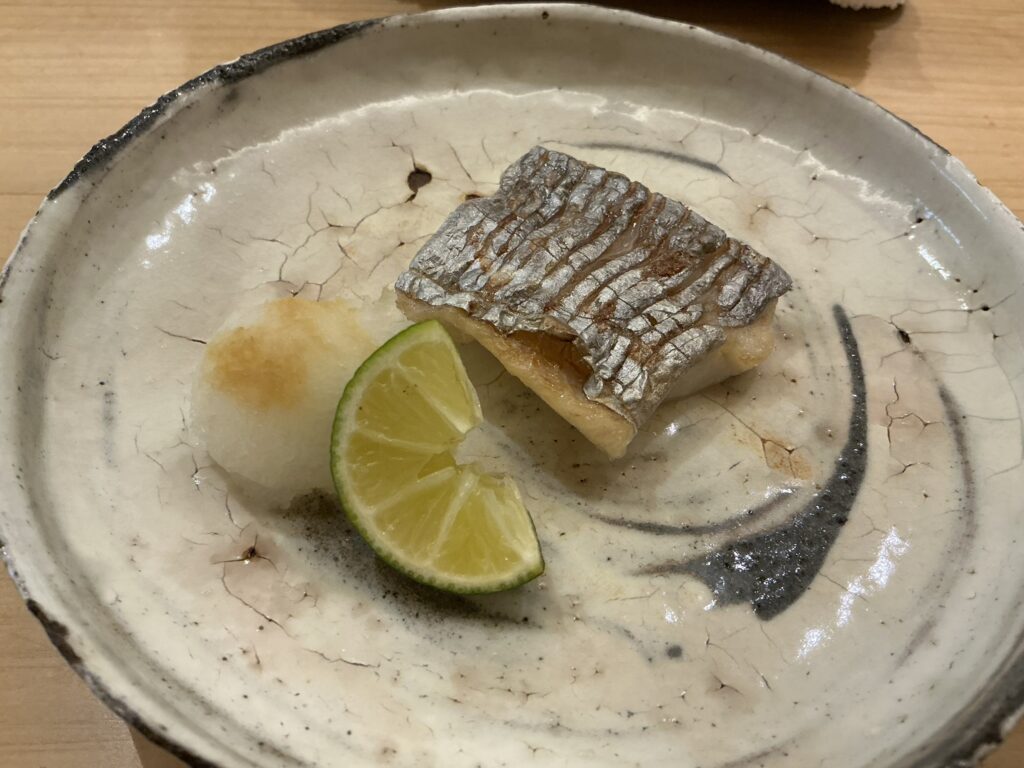 鮨神楽のタチウオ