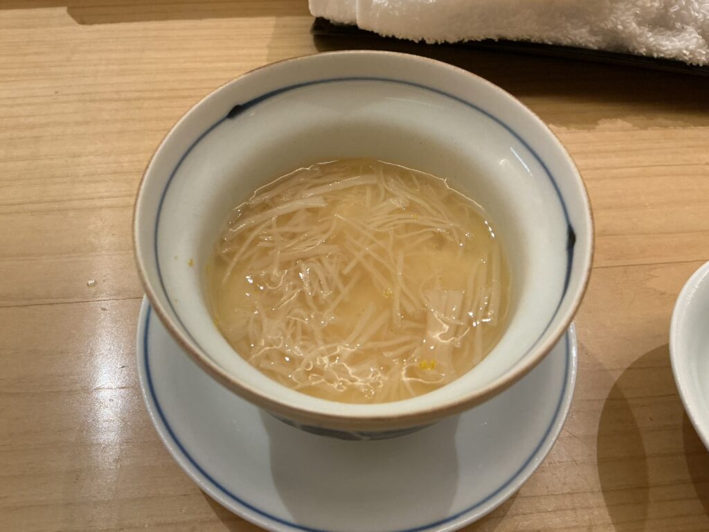 鮨神楽の茶碗蒸し