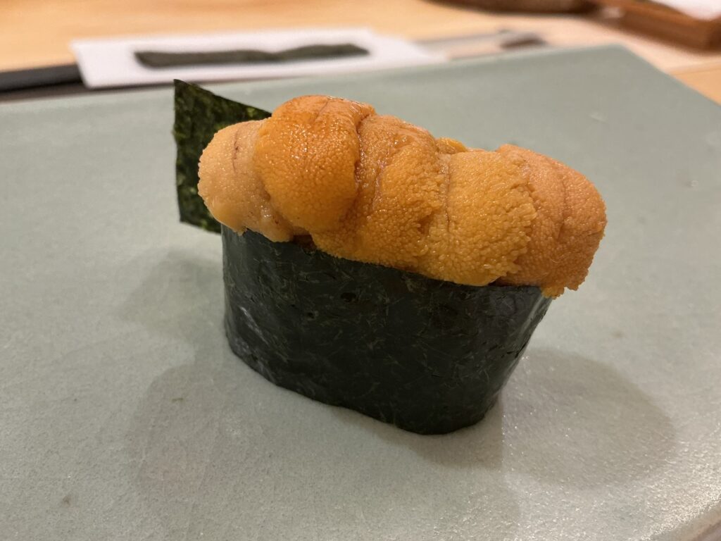 鮨神楽のウニ
