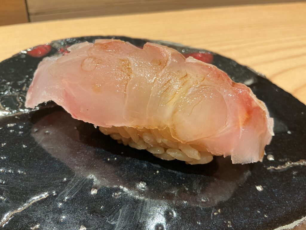 寿司清のシロアマダイ